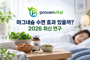 마그네슘의 수면 효과를 다룬 2026 최신 연구 대표이미지